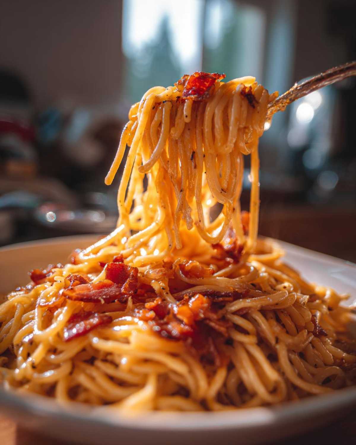 Carbonara Ramen - detail 1