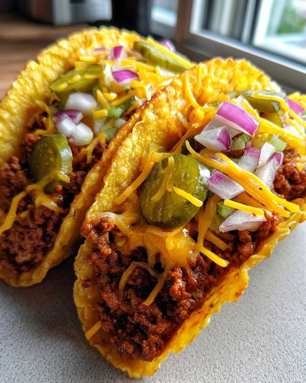 Cheeseburger Tacos - detail 1