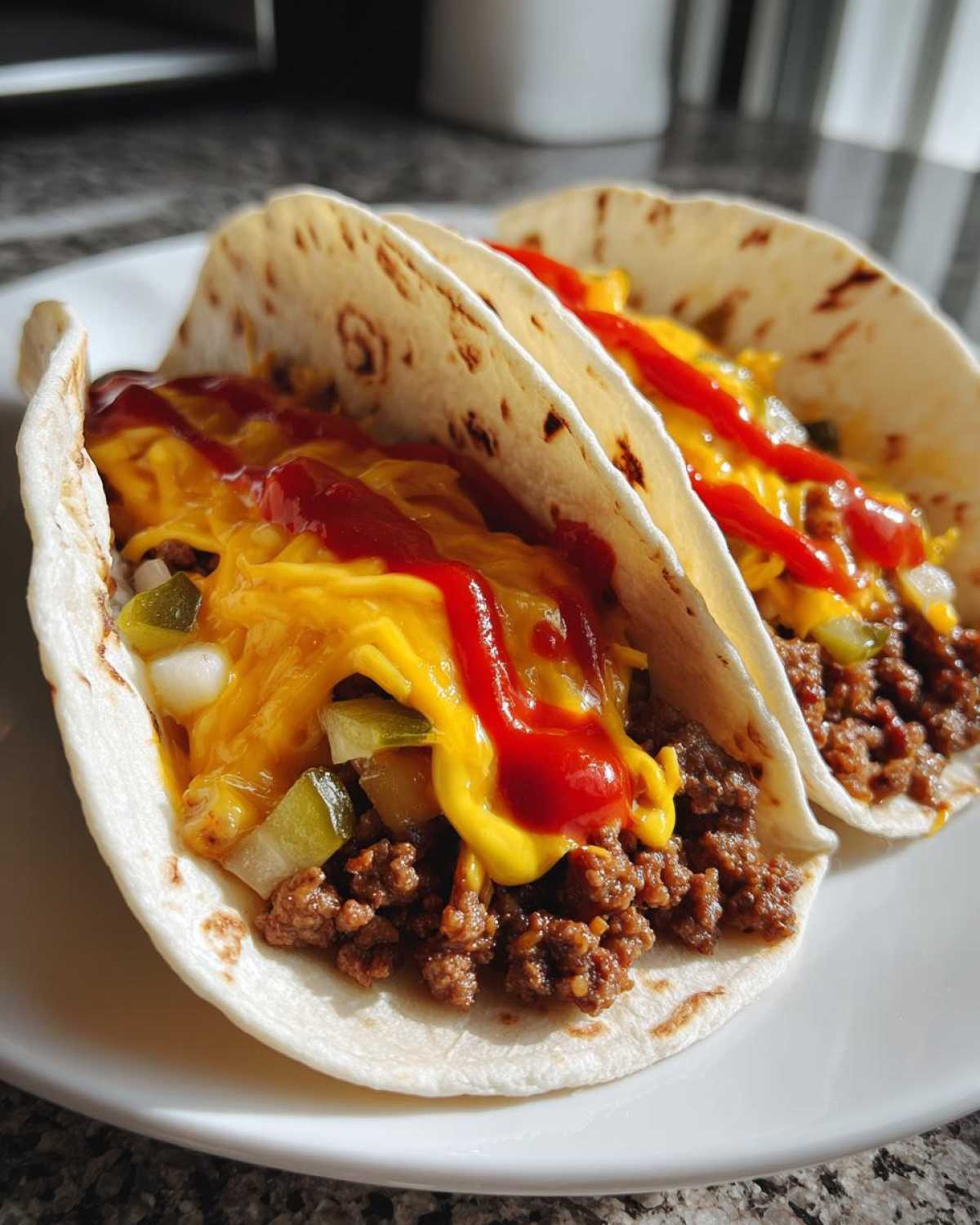 Cheeseburger Tacos - detail 1