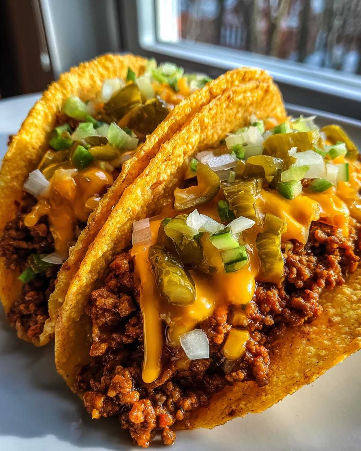 Cheeseburger Tacos - detail 2