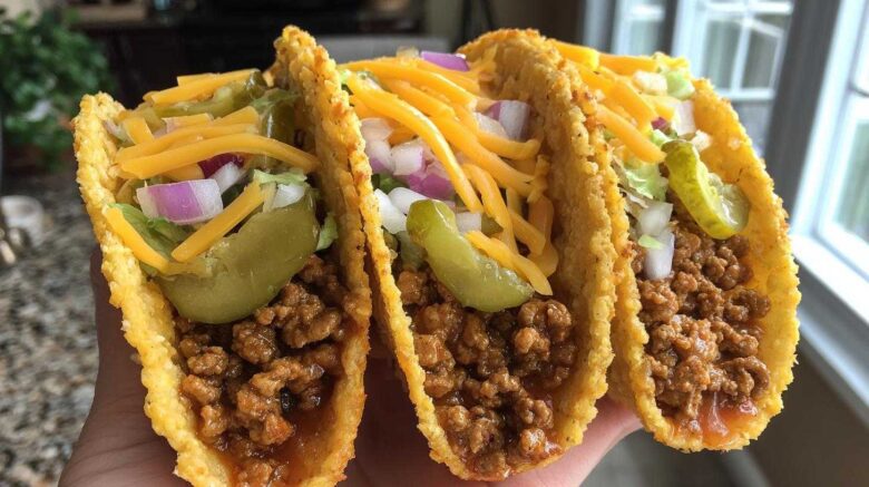 Cheeseburger Tacos