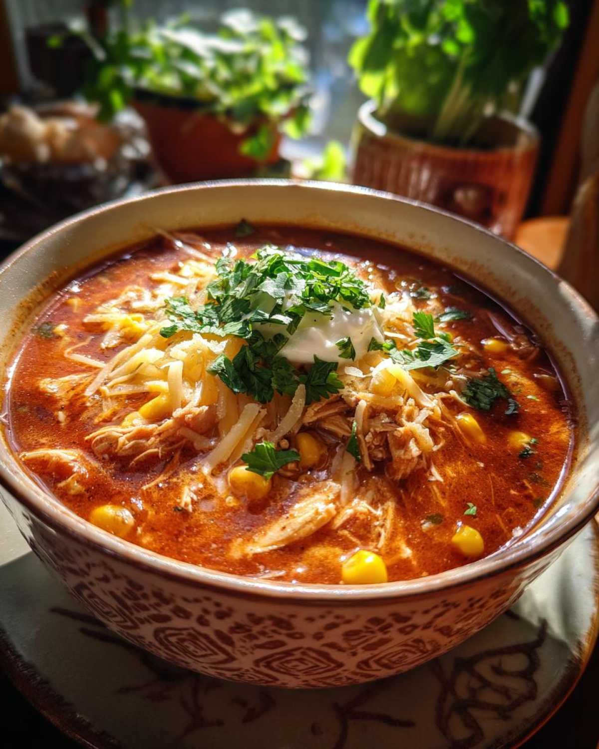Chicken Enchilada Soup - detail 1