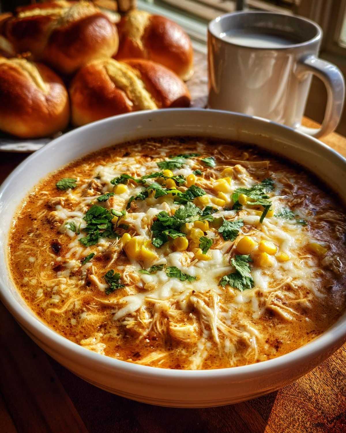 Chicken Enchilada Soup - detail 2