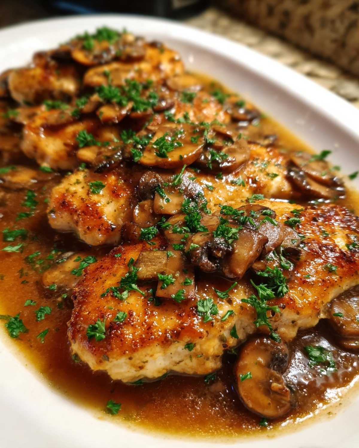 Chicken Marsala - detail 1