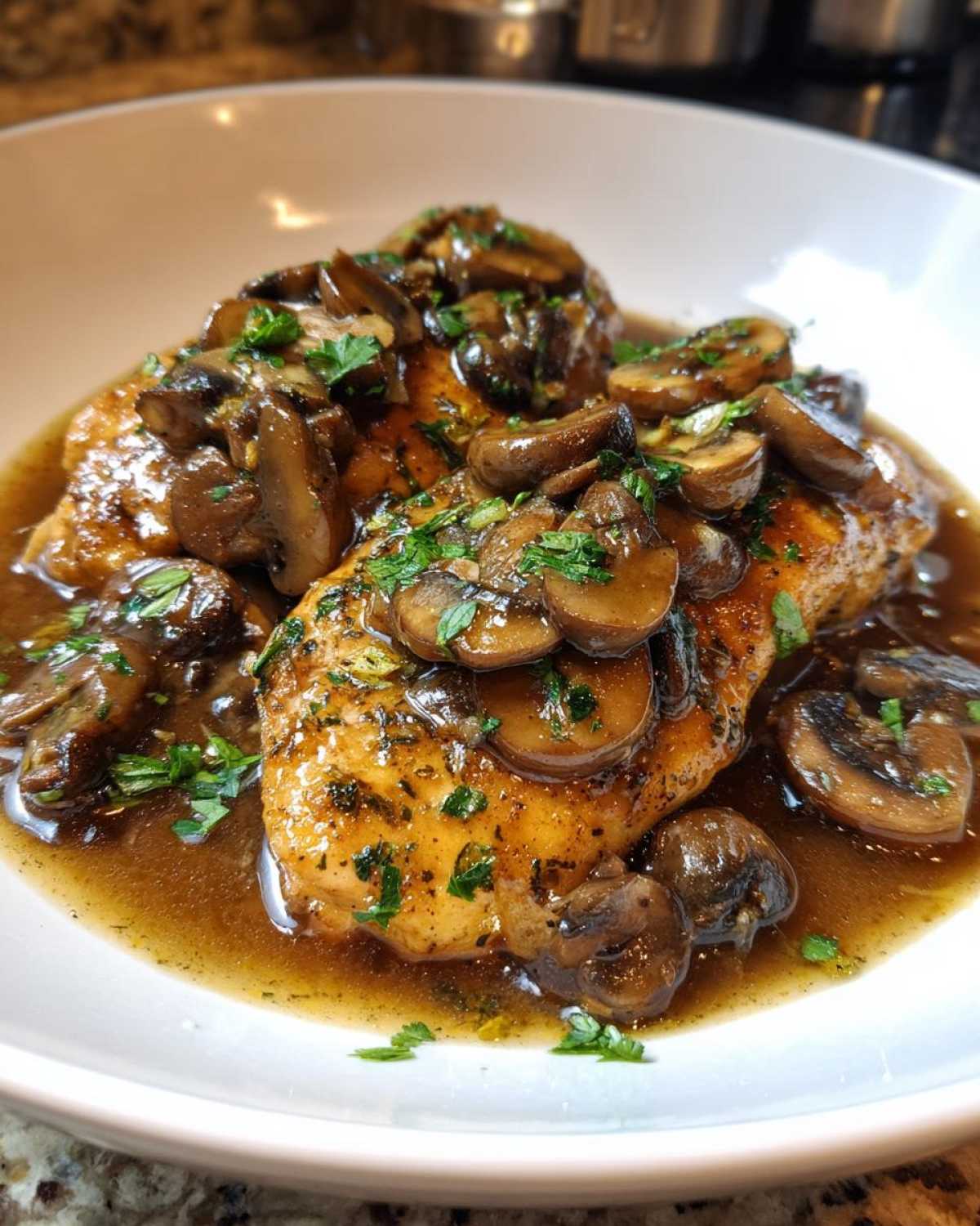 Chicken Marsala - detail 2