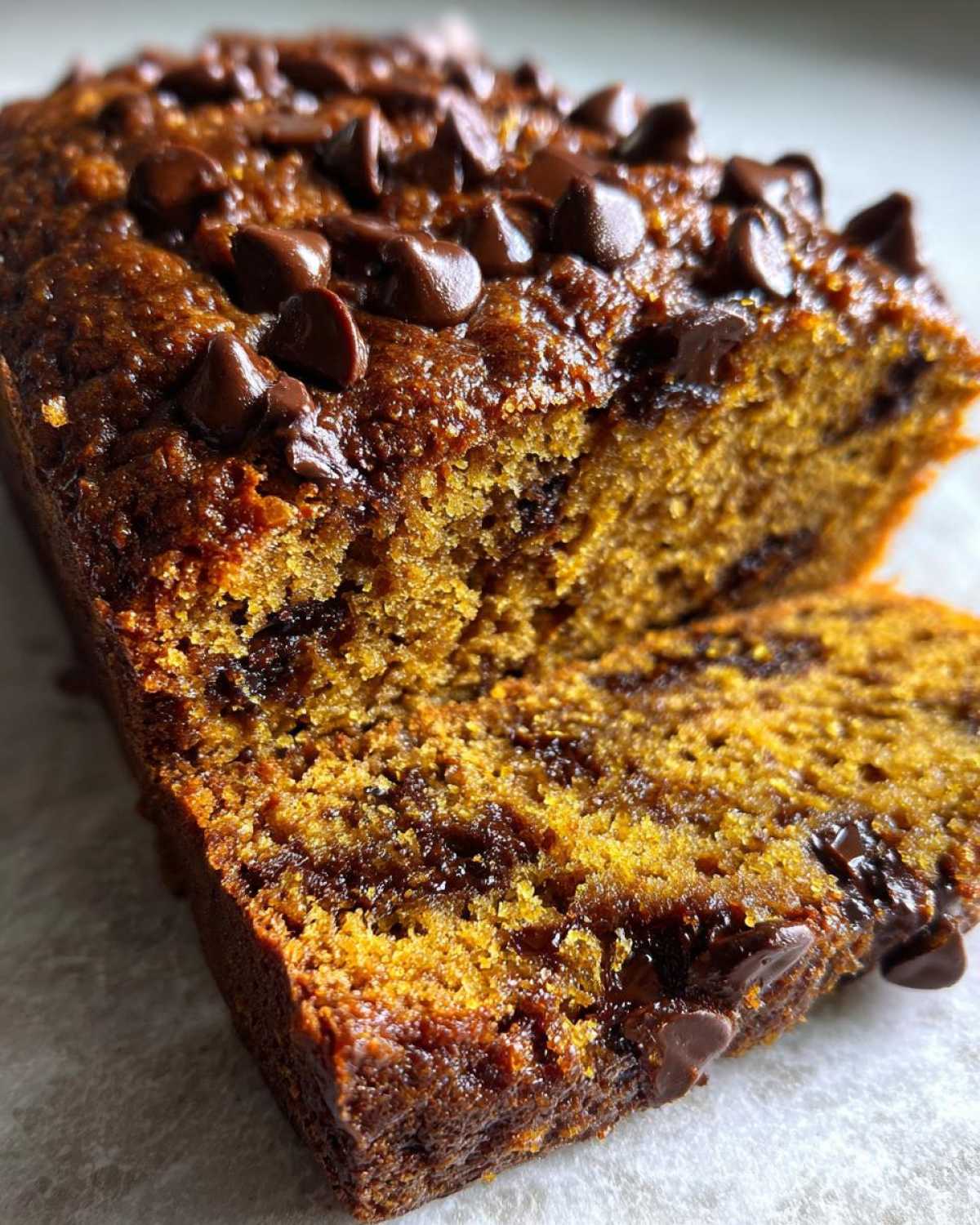 Chocolate Chip Pumpkin Bread - detail 1