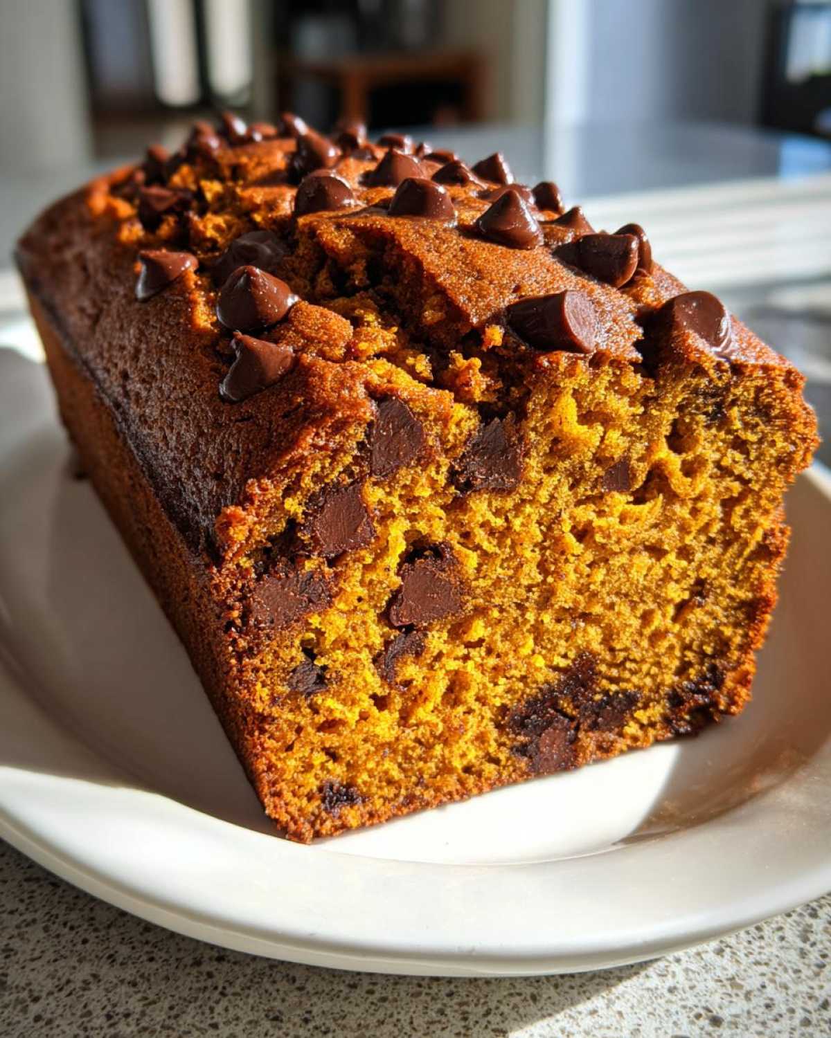 Chocolate Chip Pumpkin Bread - detail 1