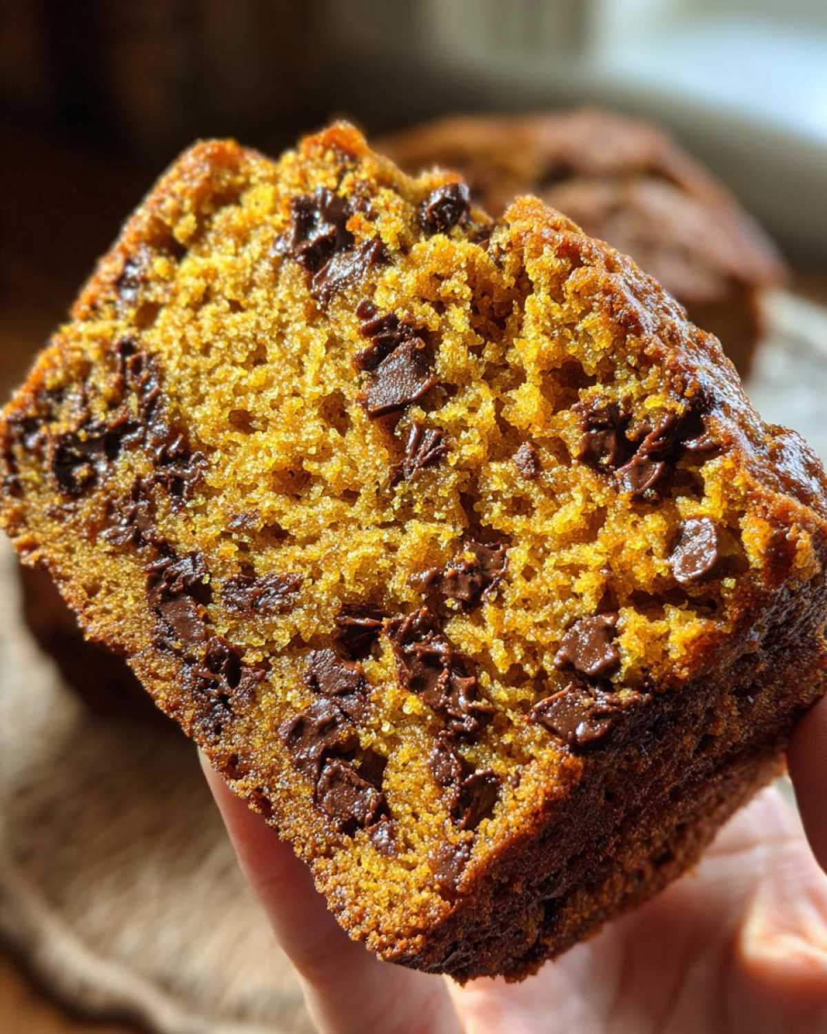 Chocolate Chip Pumpkin Bread - detail 3