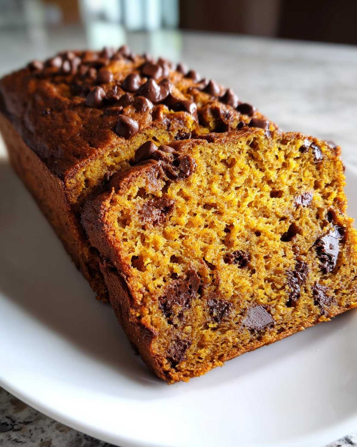 Chocolate Chip Pumpkin Bread - detail 3