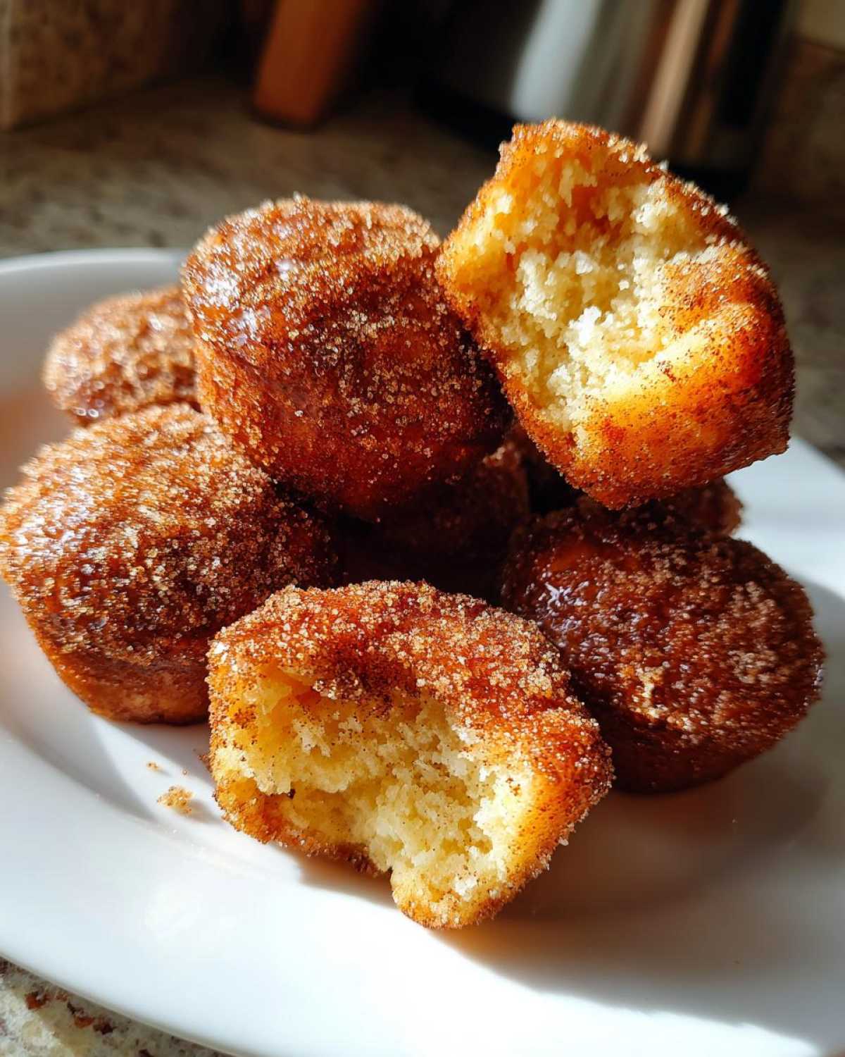 Cinnamon Sugar Donut Muffins - detail 1