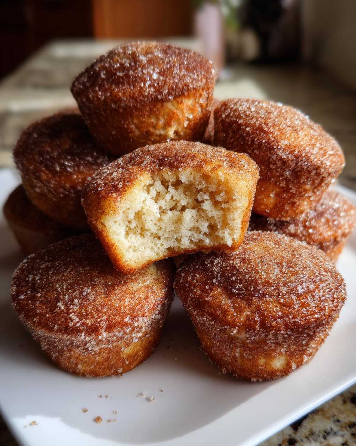 Cinnamon Sugar Donut Muffins - detail 3