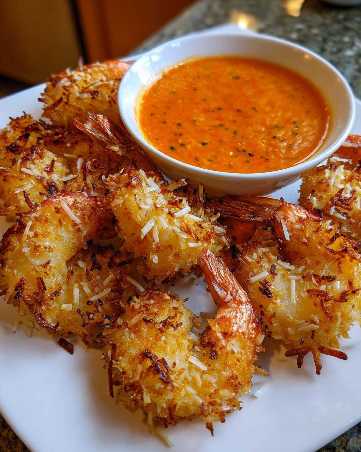 Coconut Shrimp with Dipping Sauce - detail 1