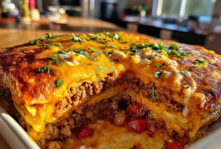 Crunchwrap Casserole