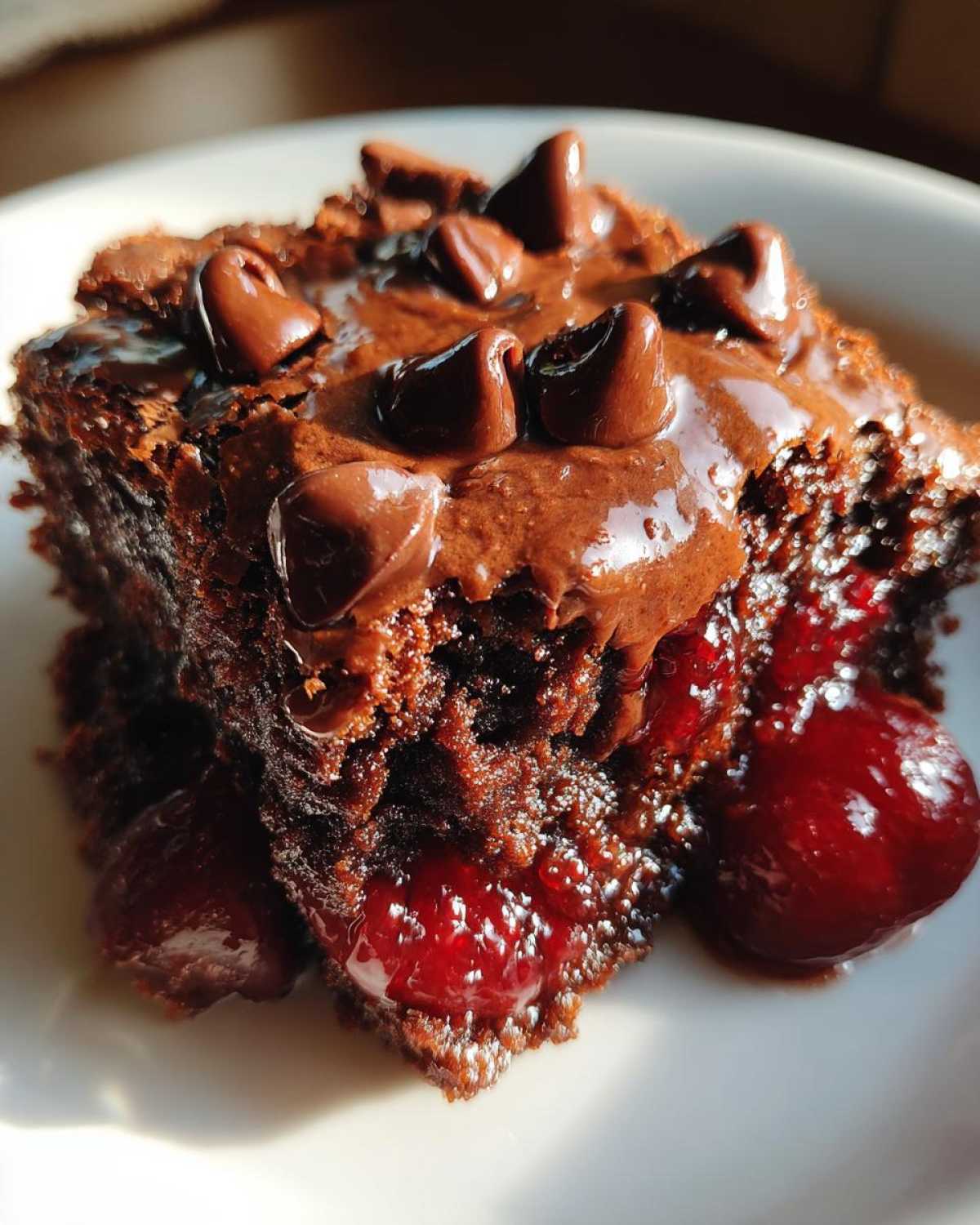 Fudgy Chocolate Dump Cake - detail 2