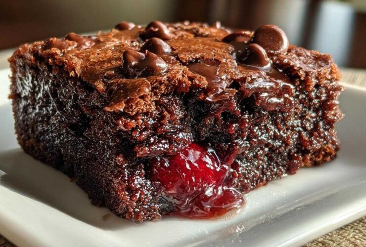 Fudgy Chocolate Dump Cake