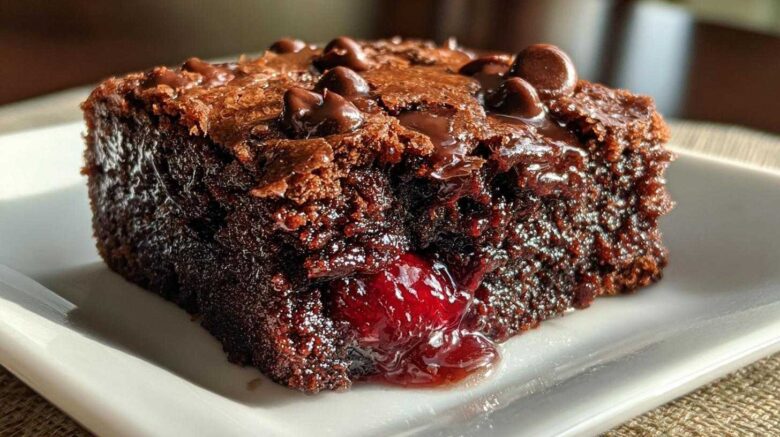 Fudgy Chocolate Dump Cake