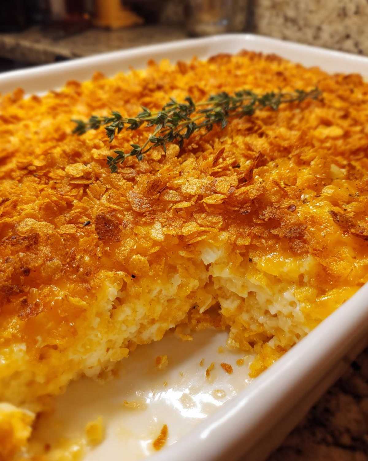Funeral Potatoes - detail 2