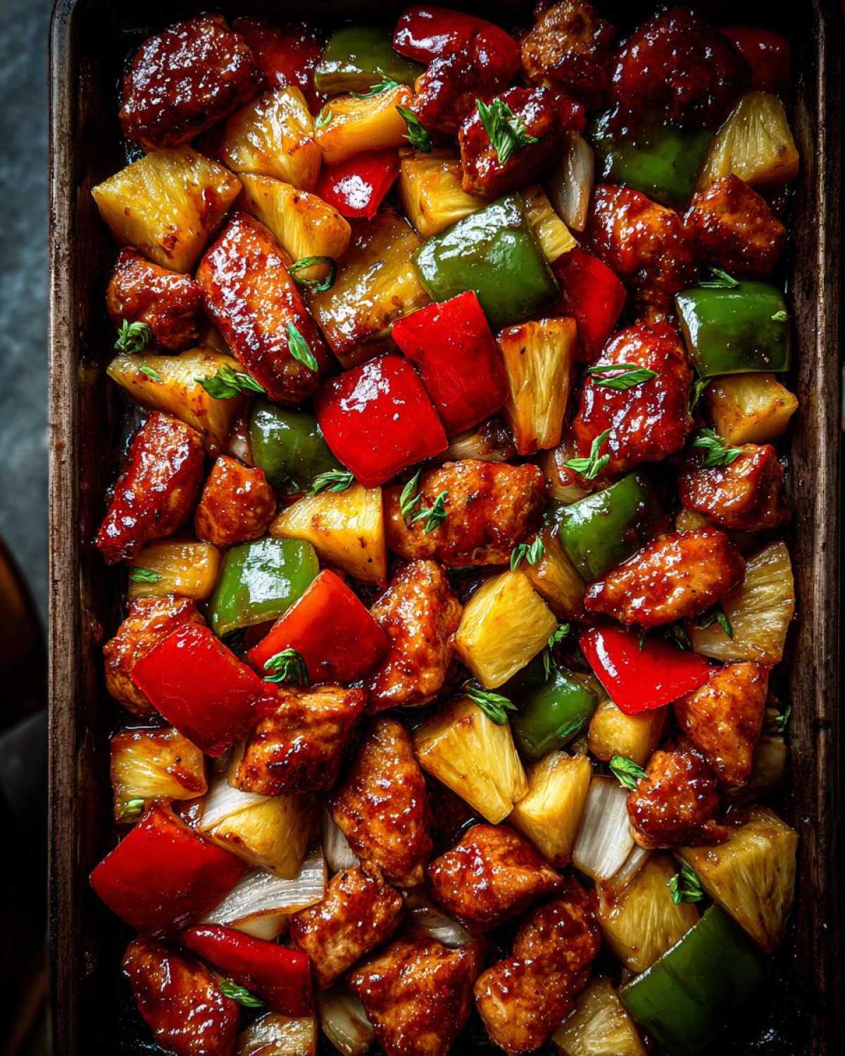 Hawaiian Sheet Pan Chicken - detail 2