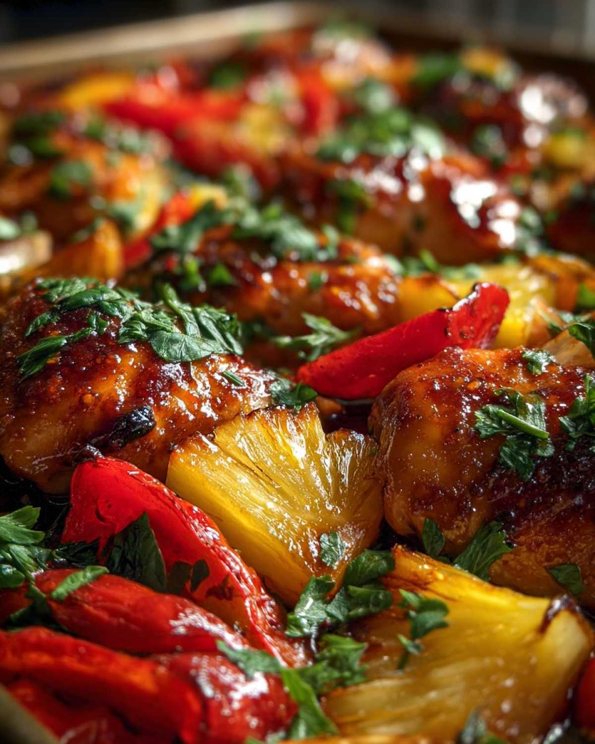 Hawaiian Sheet Pan Chicken - detail 3