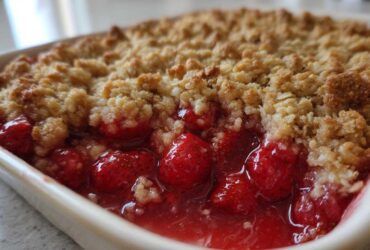 Homemade Strawberry Crumble