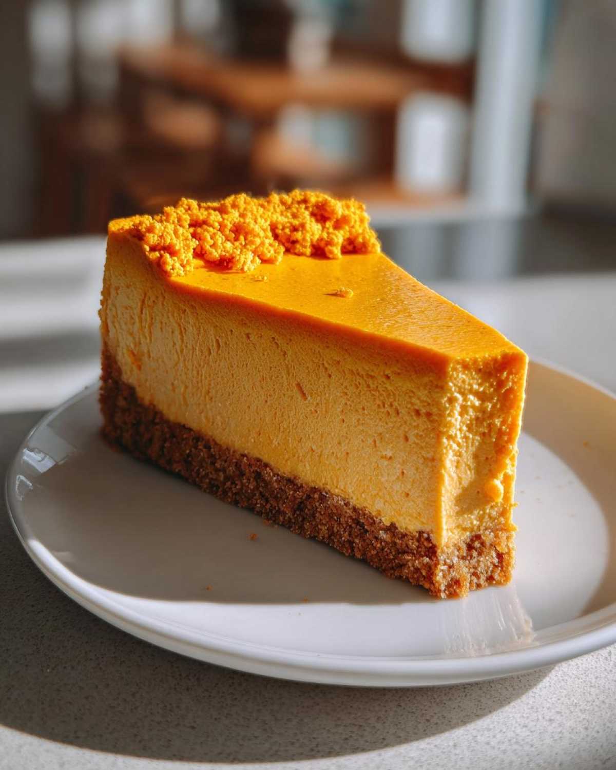 No-Bake Pumpkin Cheesecake - detail 1