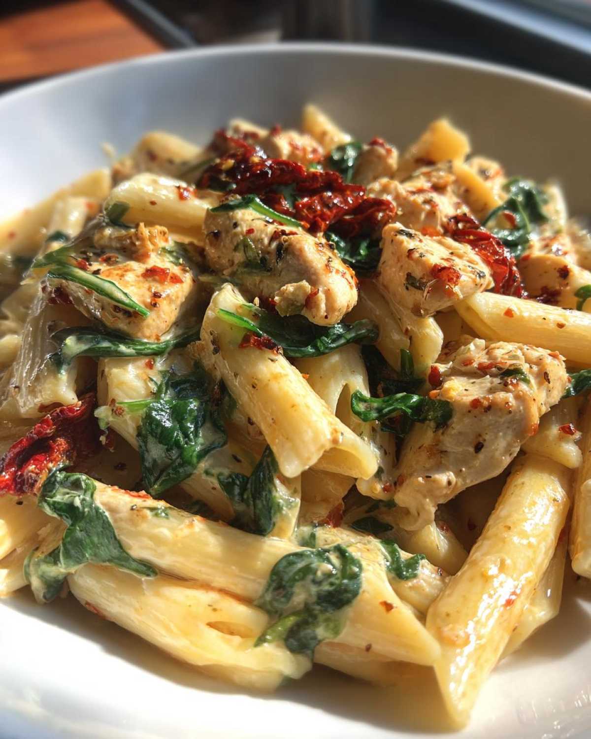 One-Pot Tuscan Chicken Pasta - detail 2