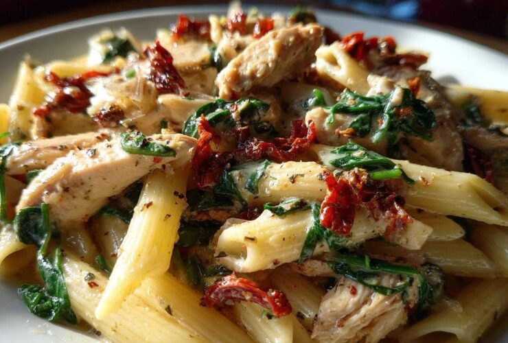 One-Pot Tuscan Chicken Pasta