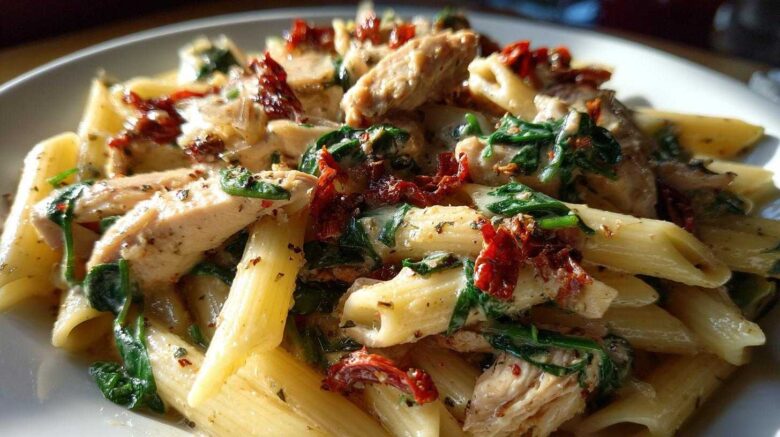 One-Pot Tuscan Chicken Pasta