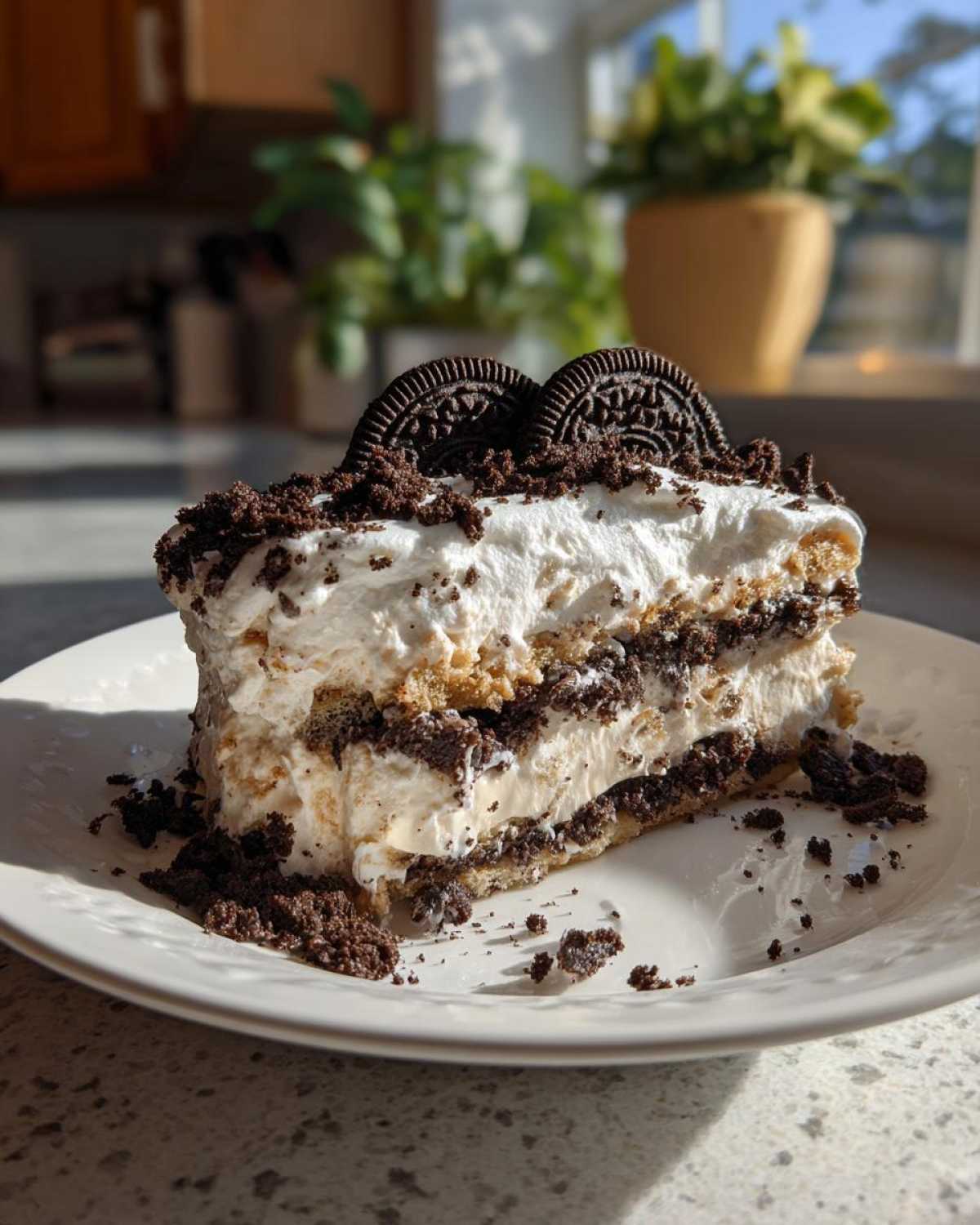 Oreo Icebox Cake - detail 1