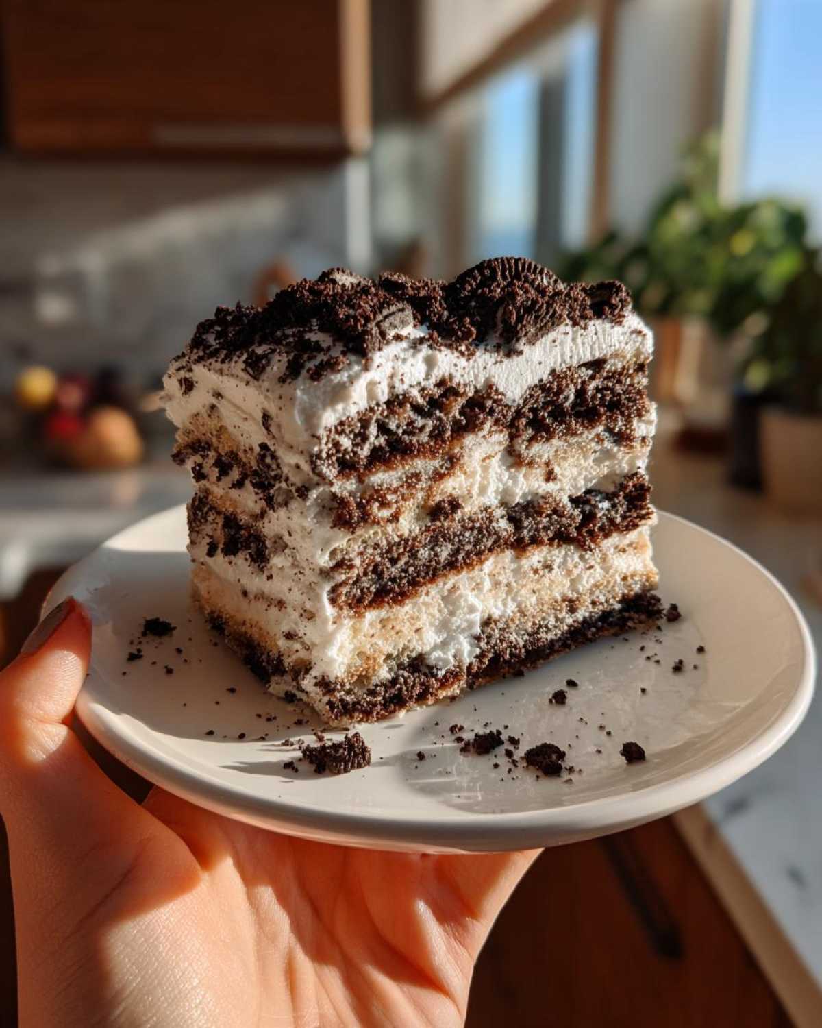 Oreo Icebox Cake - detail 2