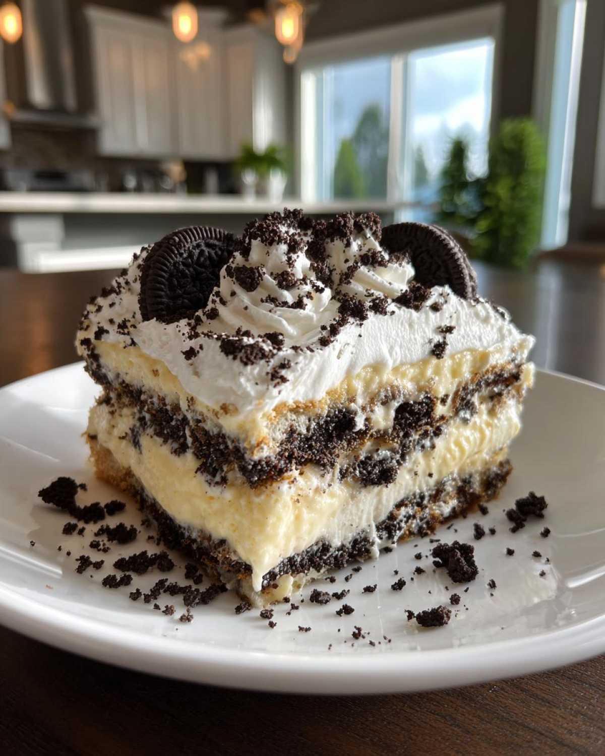 Oreo Icebox Cake - detail 3