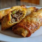 Philly Cheesesteak Egg Rolls