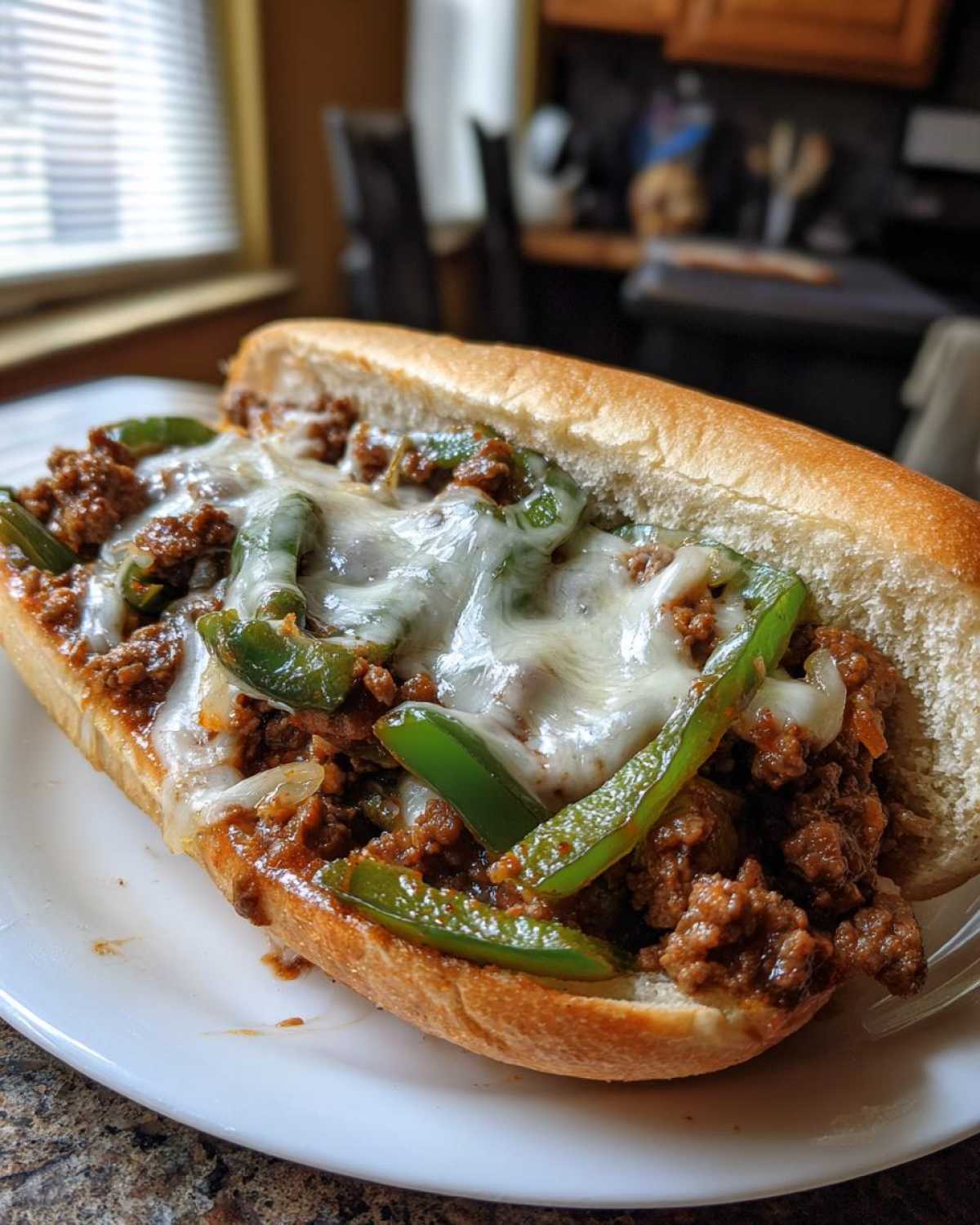 Philly Cheesesteak Sloppy Joes - detail 2