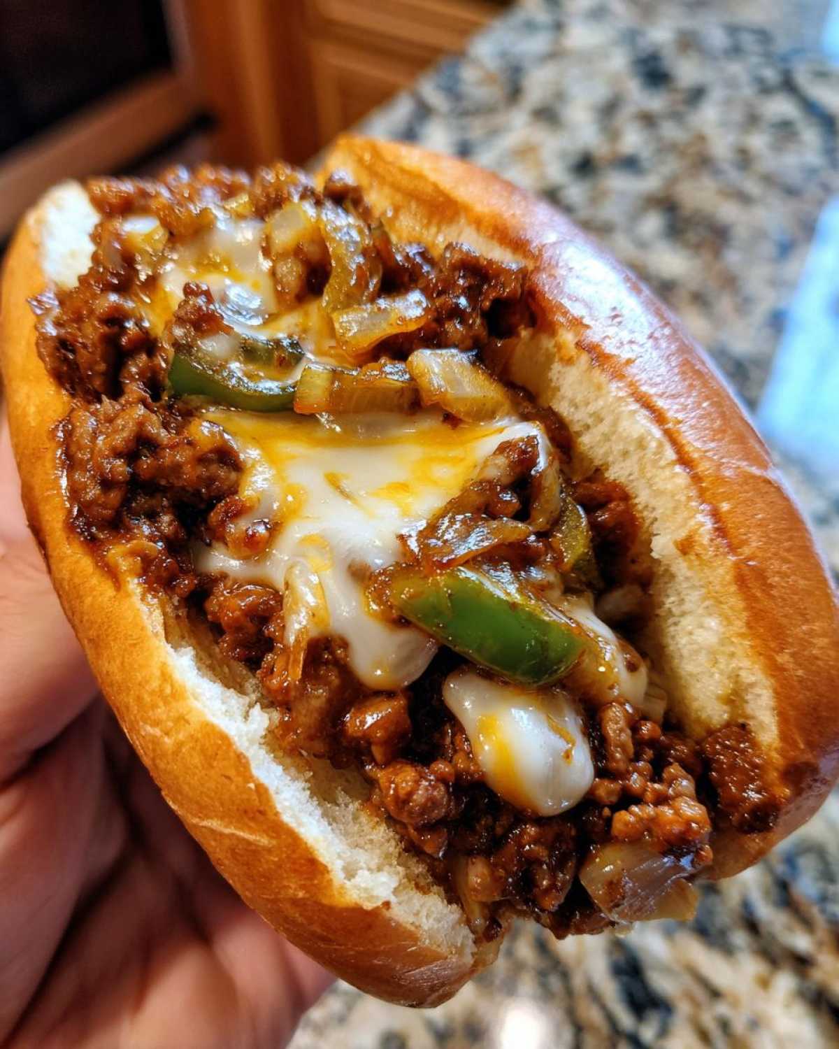 Philly Cheesesteak Sloppy Joes - detail 3