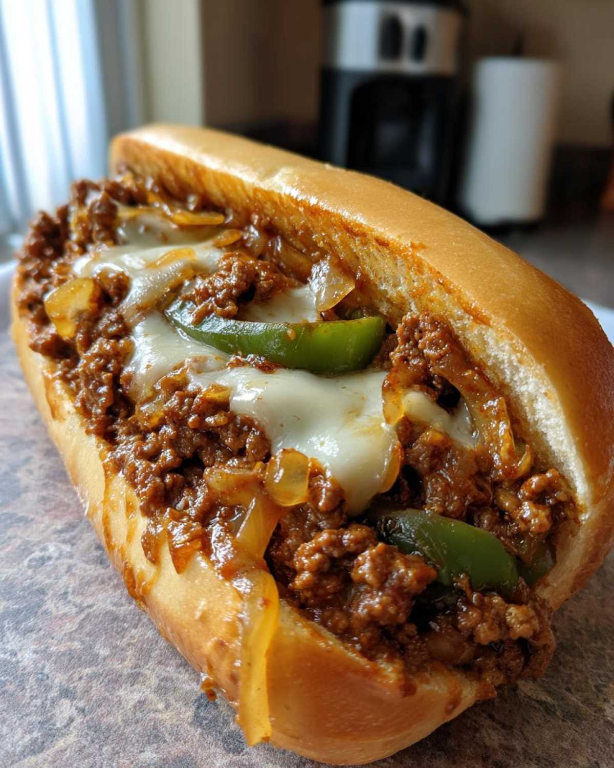 Philly Cheesesteak Sloppy Joes - detail 4
