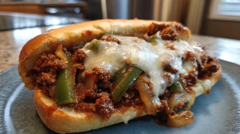 Philly Cheesesteak Sloppy Joes