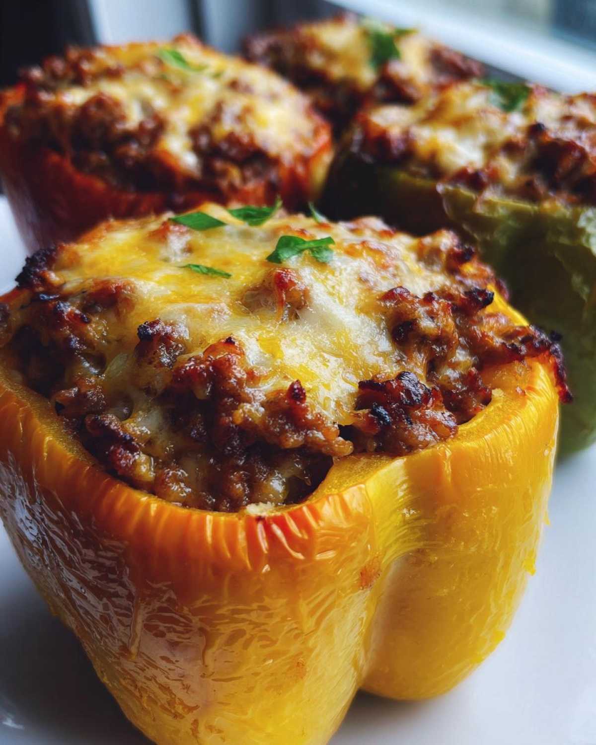 Philly Cheesesteak Stuffed Peppers - detail 5