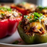 Philly Cheesesteak Stuffed Peppers