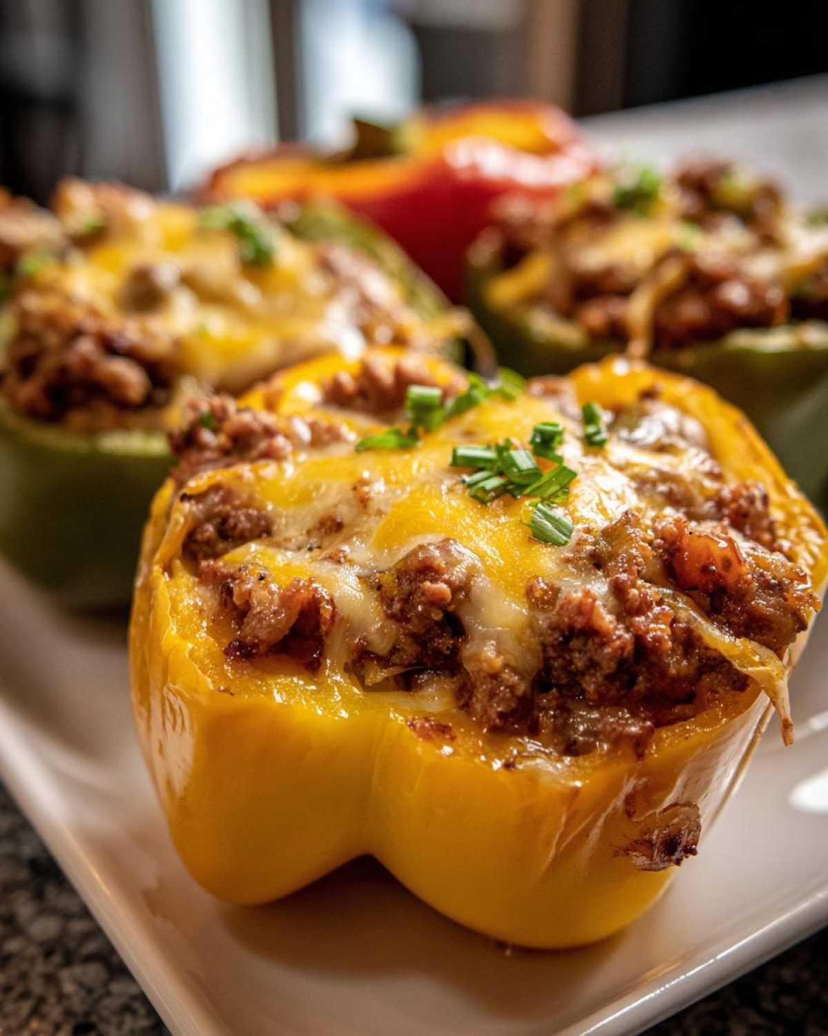 Philly Cheesesteak Stuffed Peppers - detail 6