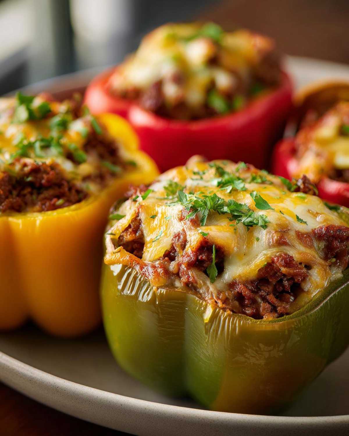 Philly Cheesesteak Stuffed Peppers - detail 8