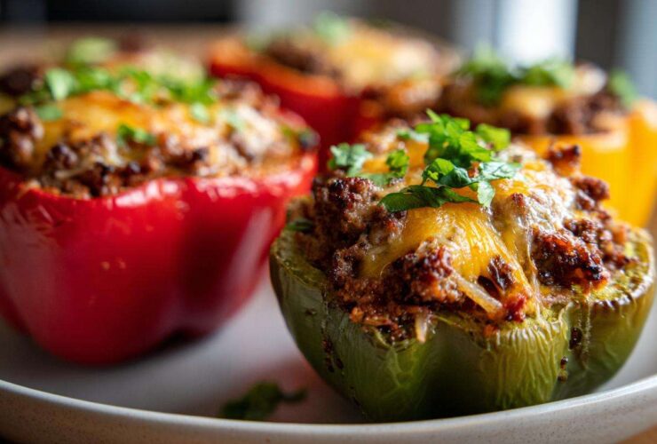 Philly Cheesesteak Stuffed Peppers