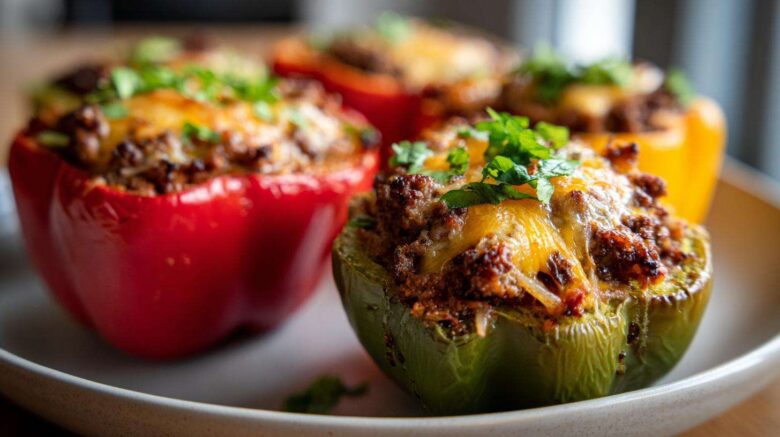 Philly Cheesesteak Stuffed Peppers