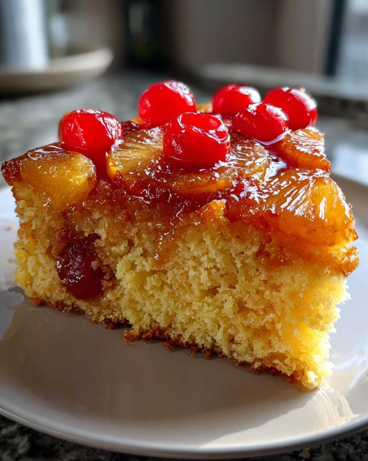Pineapple Upside-Down Cake - detail 2