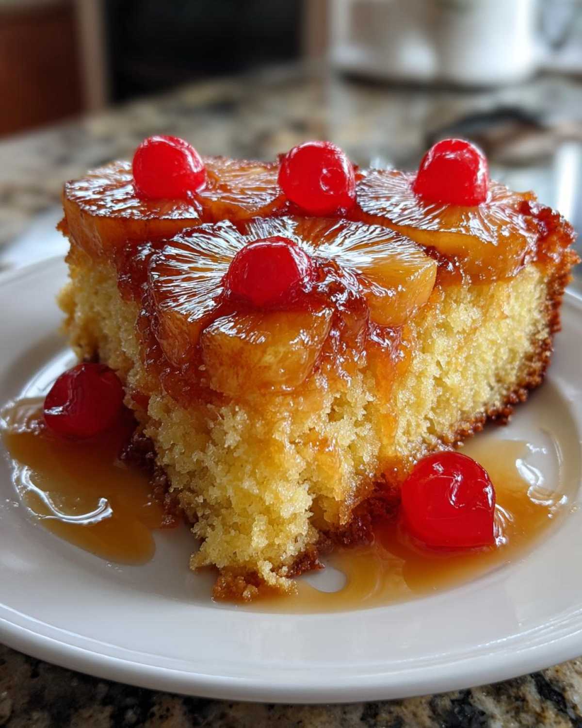 Pineapple Upside-Down Cake - detail 2