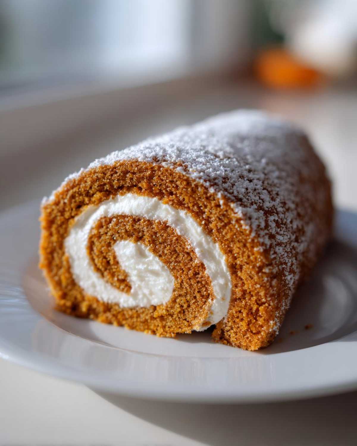 Pumpkin Roll Cake - detail 1