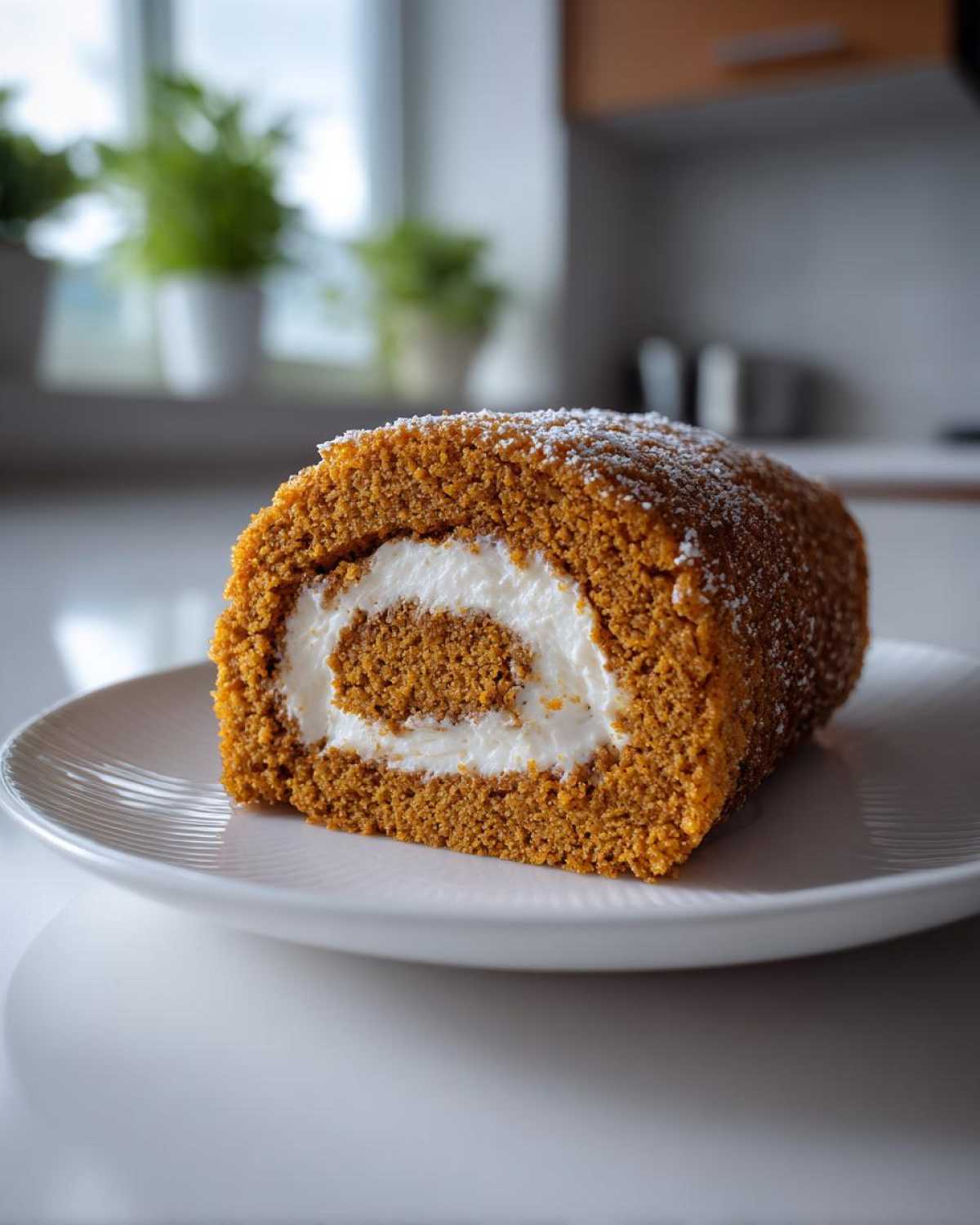 Pumpkin Roll Cake - detail 2