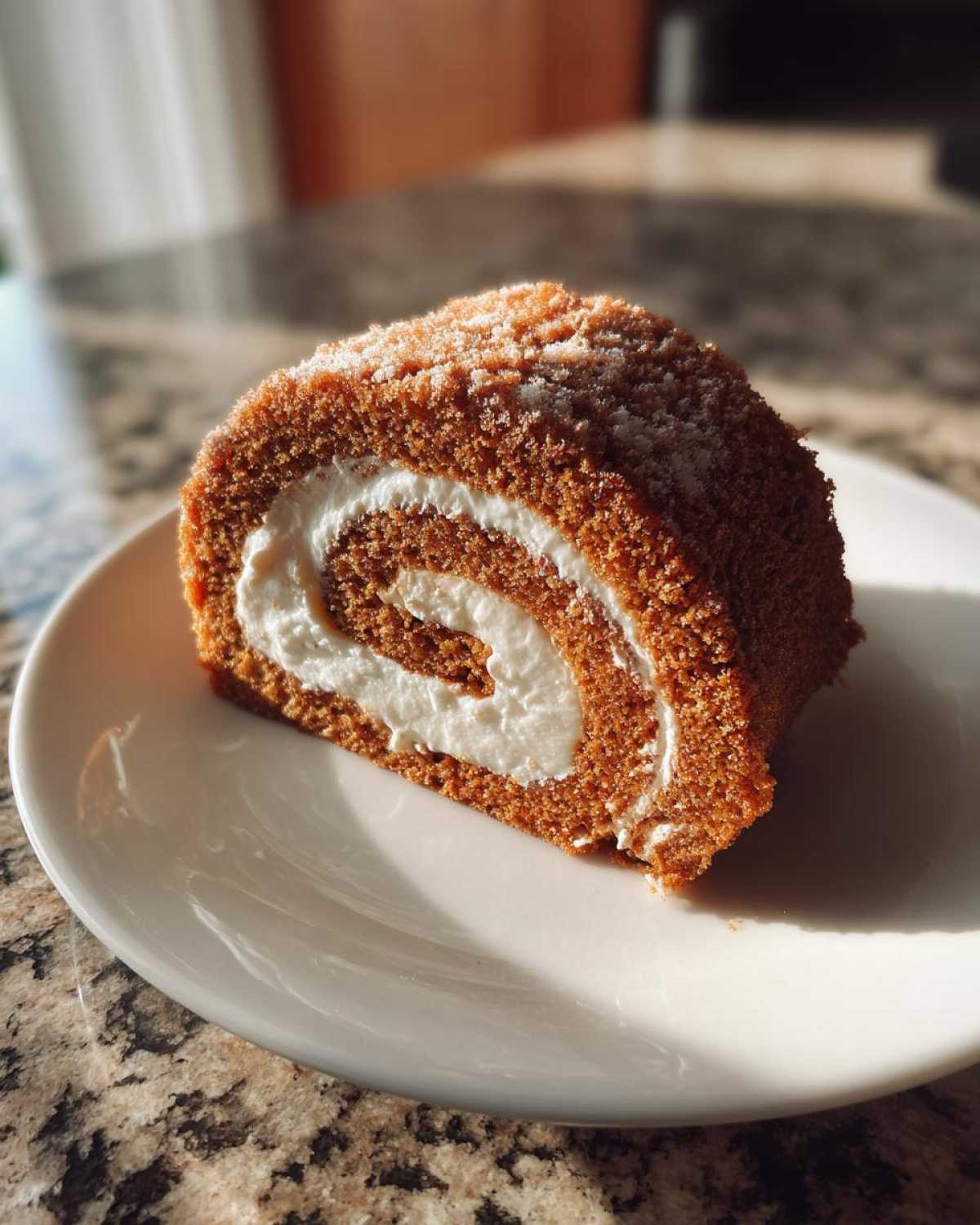 Pumpkin Roll Cake - detail 3