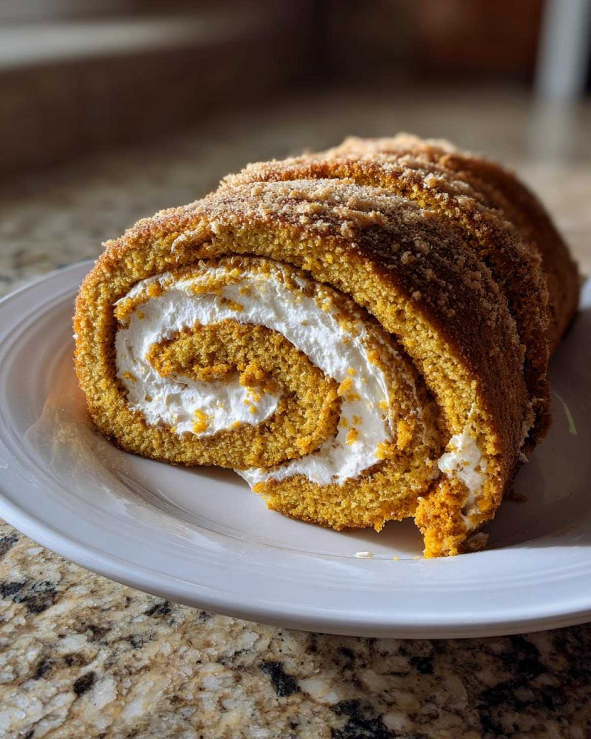 Pumpkin Roll Cake - detail 4