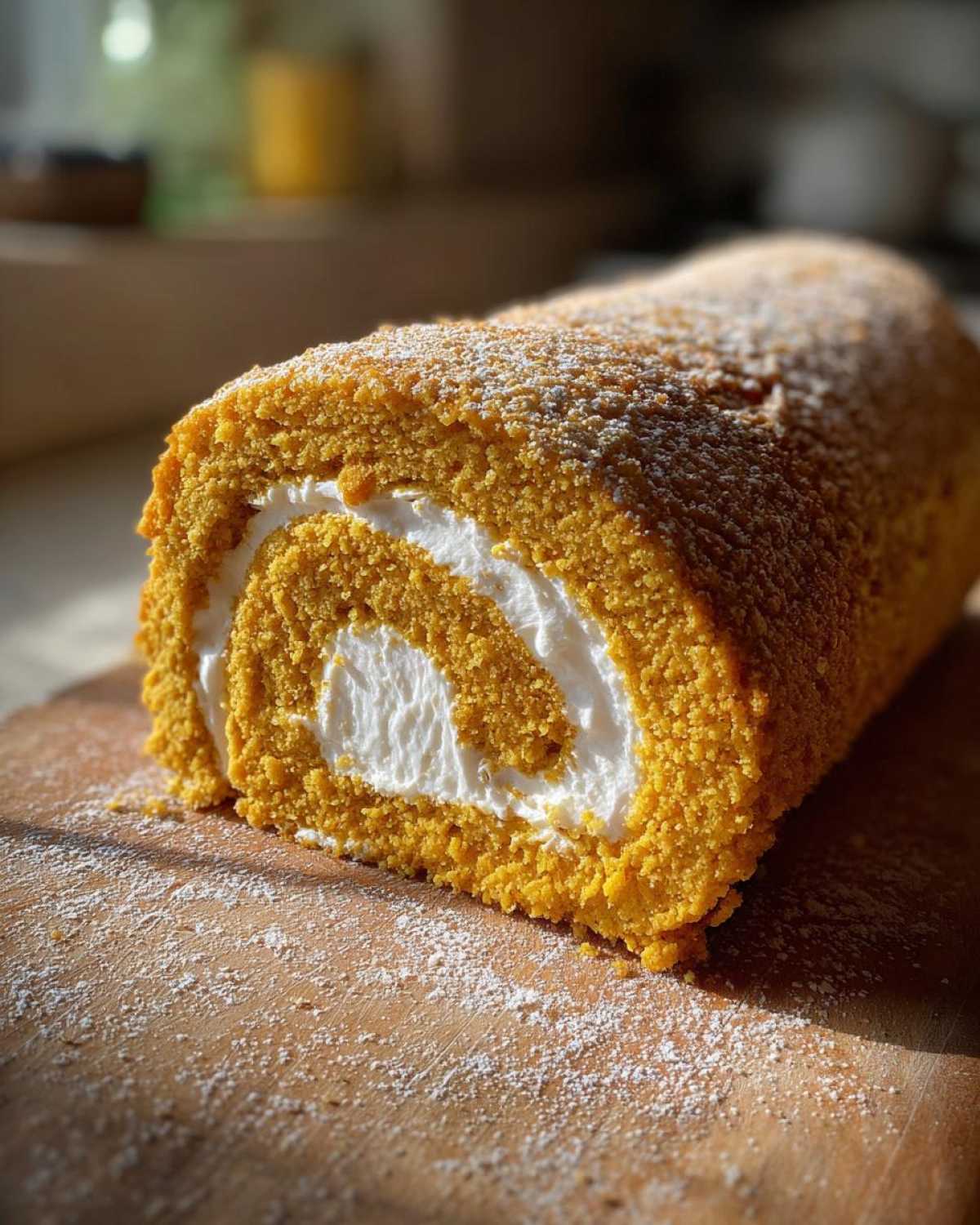 Pumpkin Roll Cake - detail 4