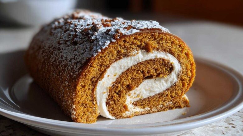 Pumpkin Roll Cake